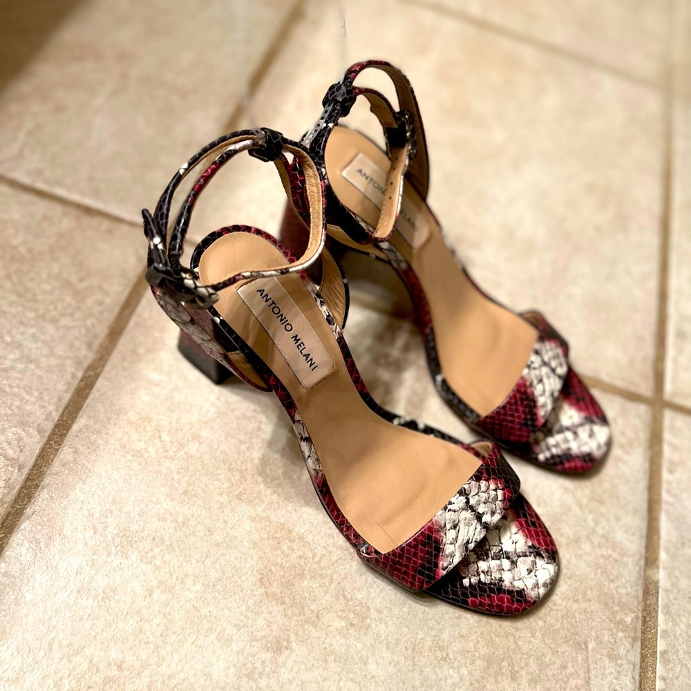 Antonio Melani Snakeskin Heels